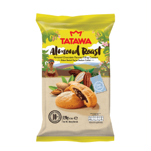 Almond Roast: Almond Chocolate Flavour Filling Cookies TATAWA Almond Roast: Almond Chocolate Flavour Filling Cookies 120g - Image 1