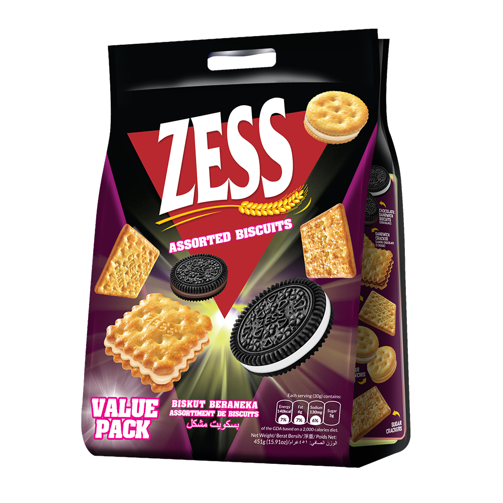 ZESS-AssortedBiscuits_3D Zess Assorted Biscuits 451gm - Image 1
