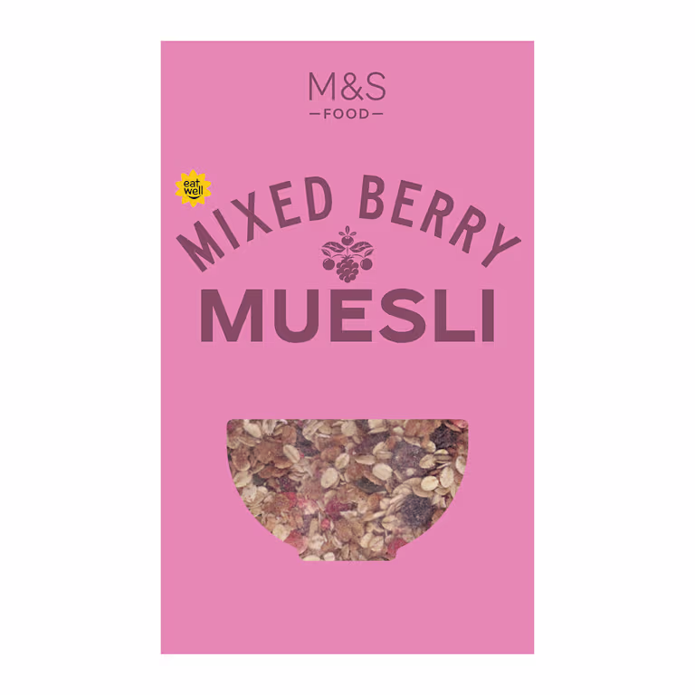 a816c3d19e688a4e86f14d39cf8a68b9 M&S Mixed Berry Muesli 600g - Image 1