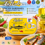 Lafish Spiced Sardines In Vegetale Oil 125g
