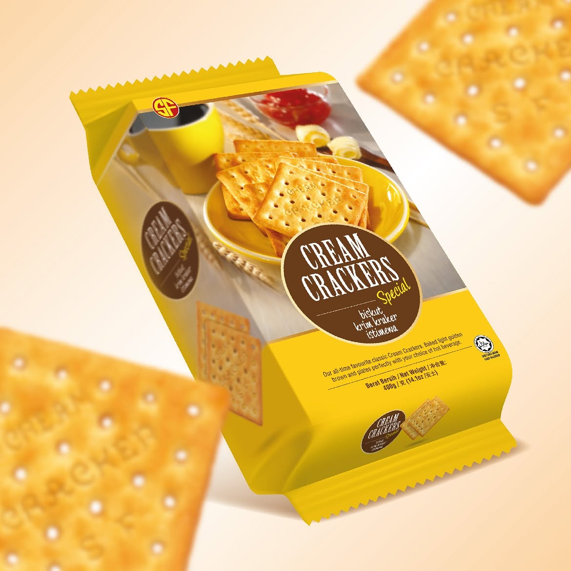 Shoon Fatt Cream Crackers Special Biscuit 400g Shoon Fatt Cream Crackers Special Biscuit 400g - Image 1