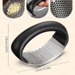 Stainless Steel Manual Garlic Presses Garlic Mincer Chopping Kitchen Tools. - Image 2