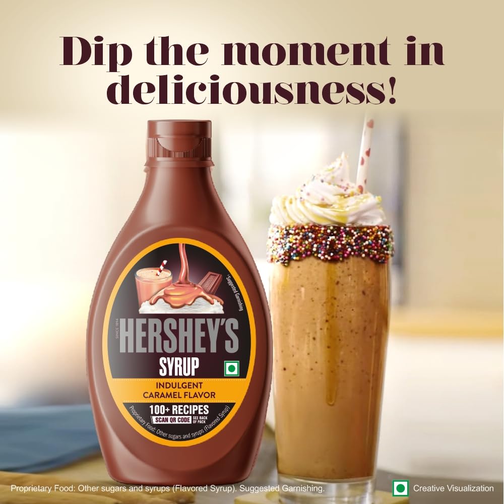 Hershey’s Caramel Flavored Syrup 623g best price bd Hershey’s Caramel Flavored Syrup 623g - Image 1