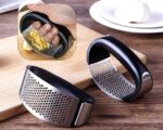 Stainless Steel Manual Garlic Presses Garlic Mincer Chopping Kitchen Tools. - Image 4