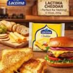 Lactima Slice Cheddar Cheese 200gm 12Pcs