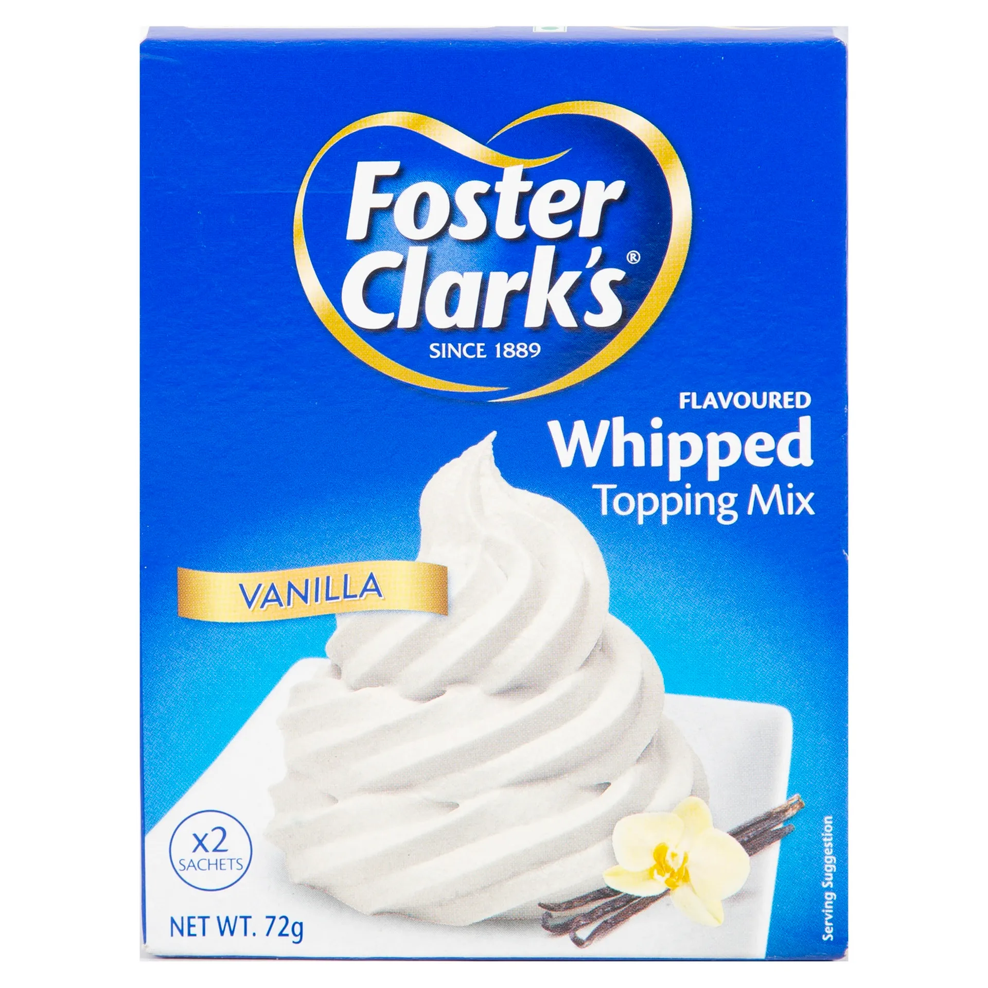 Foster Clark's Whipped Topping Mix Vanilla 72gm Foster Clark's Whipped Topping Mix Vanilla 72gm - Image 1