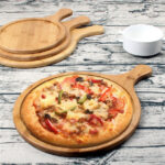 Wooden Pizza Platter Tray 9inchs
