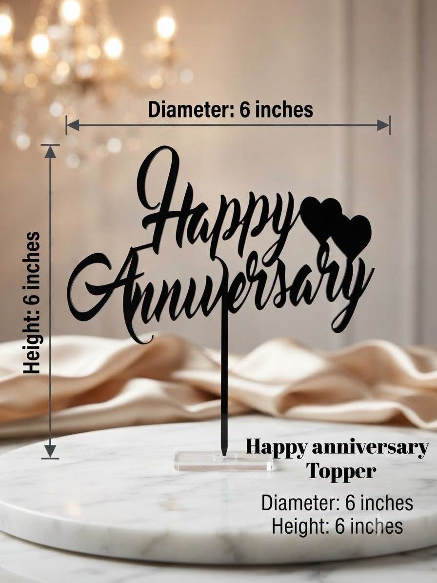 IMG_7748 Happy Anniversary Topper - Image 1