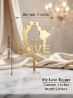 My Love Cake Topper - Image 2
