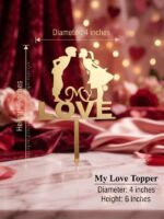 My Love Cake Topper