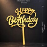Happy Birthday Medium Topper