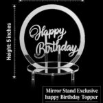 Mirror Stand Exclusive Happy Birthday Topper