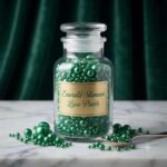 Green Edible Sugar Pearls