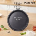 Non-Stick Steel Pizza Baking Pan 6 inches (Premium)