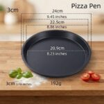 Non-Stick Steel Pizza Baking Pan 8 inches (Premium)