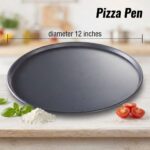 Non-Stick Steel Pizza Baking Pan 12 inches