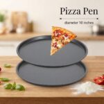 Non-Stick Steel Pizza Baking Pan 10 inches (Premium)