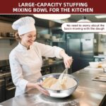 Premium Stainless Steel Measuring Mixing Bowl (Medium Size): - Image 3