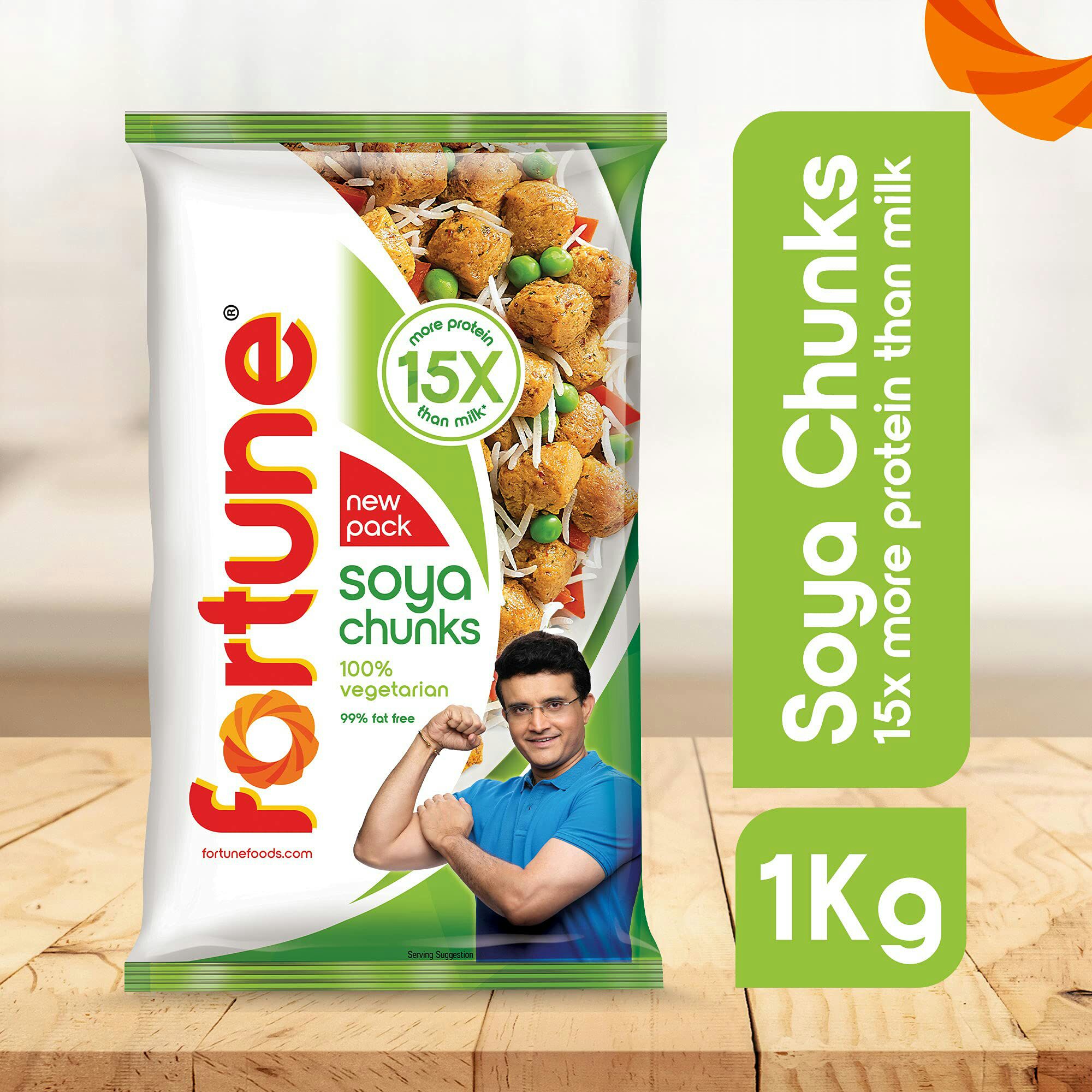 Fortune Soya Chunks 1kg Fortune Soya Chunks 1kg - Image 1