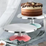 Stainless Steel Cake Turntable 12 Inch - Image 4