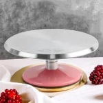 Stainless Steel Cake Turntable 12 Inch - Image 3