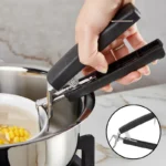 Bowl Pan Gripper Hot Pot Gripper Multi Colored Stainless Steel Clipper for Kitchen