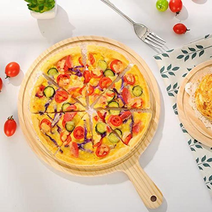 Wooden Pizza Platter Tray 10inchs Wooden Pizza Platter Tray 10inchs - Image 1