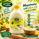 Virginia Green Garden Mayonnaise with Olive Oil – Touch of Lemon 500ml