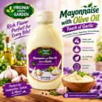Virginia Green Garden Mayonnaise with Olive Oil – Touch of Garlic 500ml