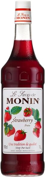 Monin Strawberry Syrup 1L - Image 2