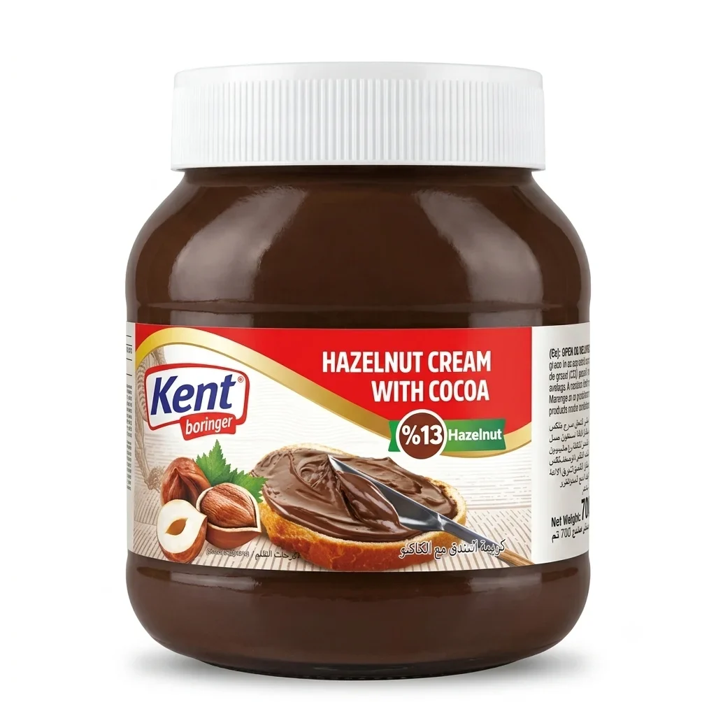 kent boringer hazelnut cream with cocoa ( kakaolu findik kremasi ) 700g Kent Boringer Hazelnut Cream With Cocoa 700g - Image 1