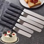 Wooden Handle Cake Icing Spatula – 32 cm - Image 4