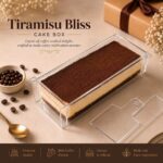 Tiramisu Bliss Transparent Cake BoX without lid - Image 4