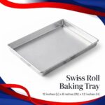 Swiss Roll Baking Tray (12" x 8" x 1.2")