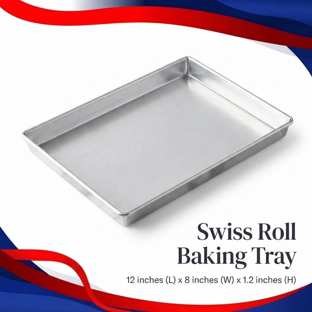 IMG_9258 Swiss Roll Baking Tray (12" x 8" x 1.2") - Image 1
