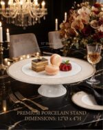 Premium Porcelain Cake and Dessert Stand