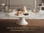 Premium Porcelain Cake and Dessert Stand - Image 3