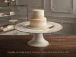 Premium Porcelain Cake and Dessert Stand - Image 6