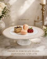 Premium Porcelain Cake and Dessert Stand - Image 5