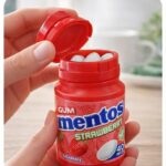 Mentos Strawberry Flavor Sugar Free Gum