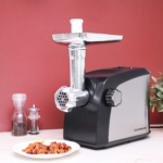 Olsenmark 1800W Meat Grinder with 3 Stainless Steel Blades and Sausage Maker - Image 3