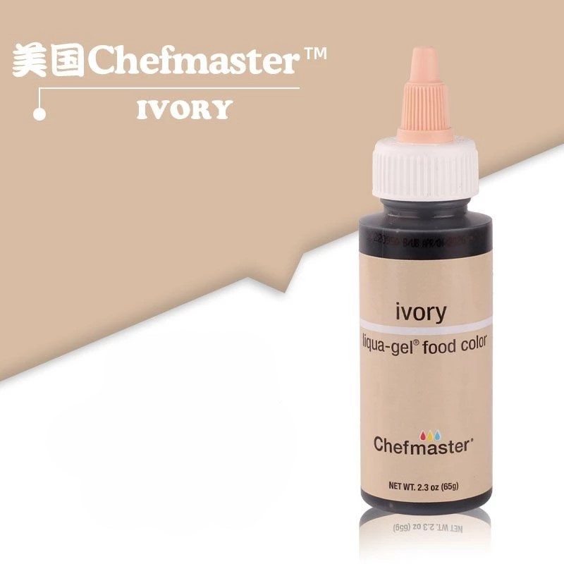 ivory Chefmaster Ivory Gel Liquid Food Coloring 65g - Image 1
