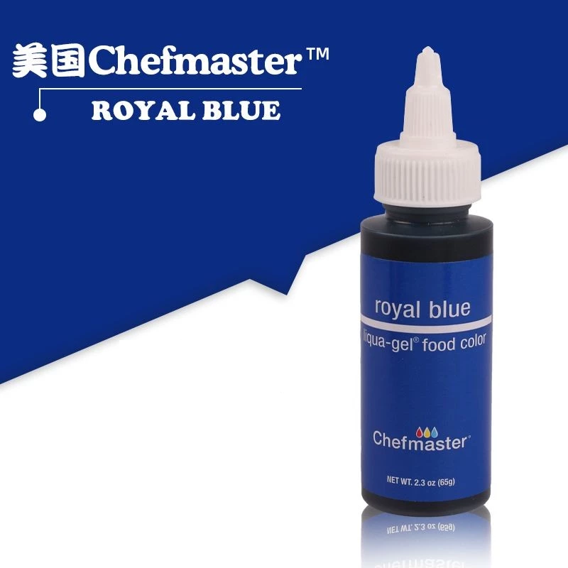 royal blue Chefmaster Royal Blue Gel Liquid Food Coloring 65g - Image 1