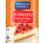 American Garden Strawberry Topping and Filling 595g