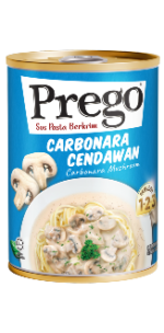 Prego Carbonara Mushroom Pasta Sauce 295G - Image 4