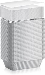 Disposable Aluminium Food Container with Lid – 660ml - Image 3