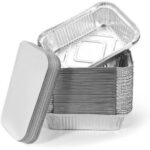 Disposable Aluminium Food Container with Lid – 660ml