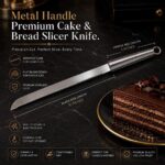 Metal Handle Cake/Bread Slicer knife