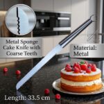 Metal Handle Cake/Bread Slicer knife - Image 2